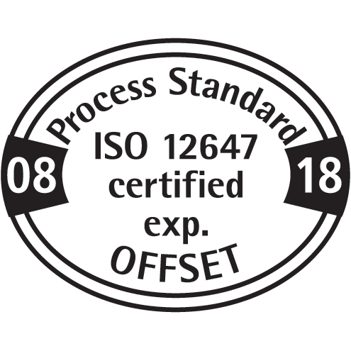 Process Standard - ISO 12647 certified exp. OFFSET